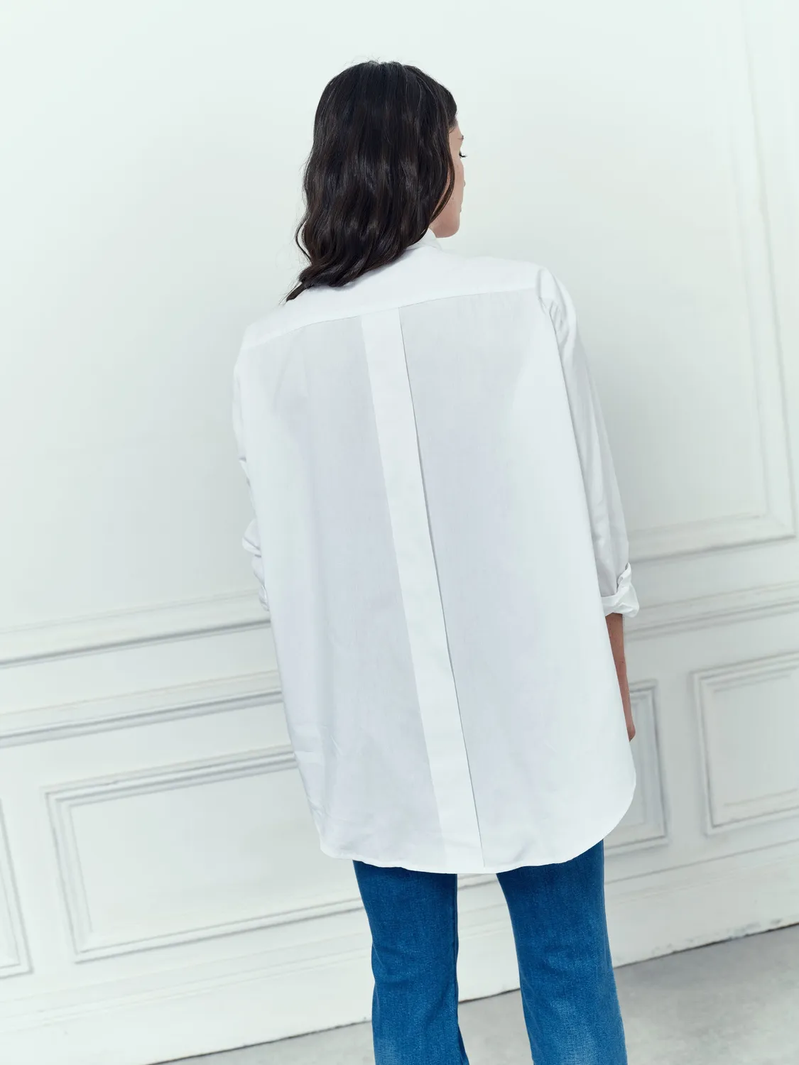 Acquaverde White Shirt Camicia Bianca Oversize