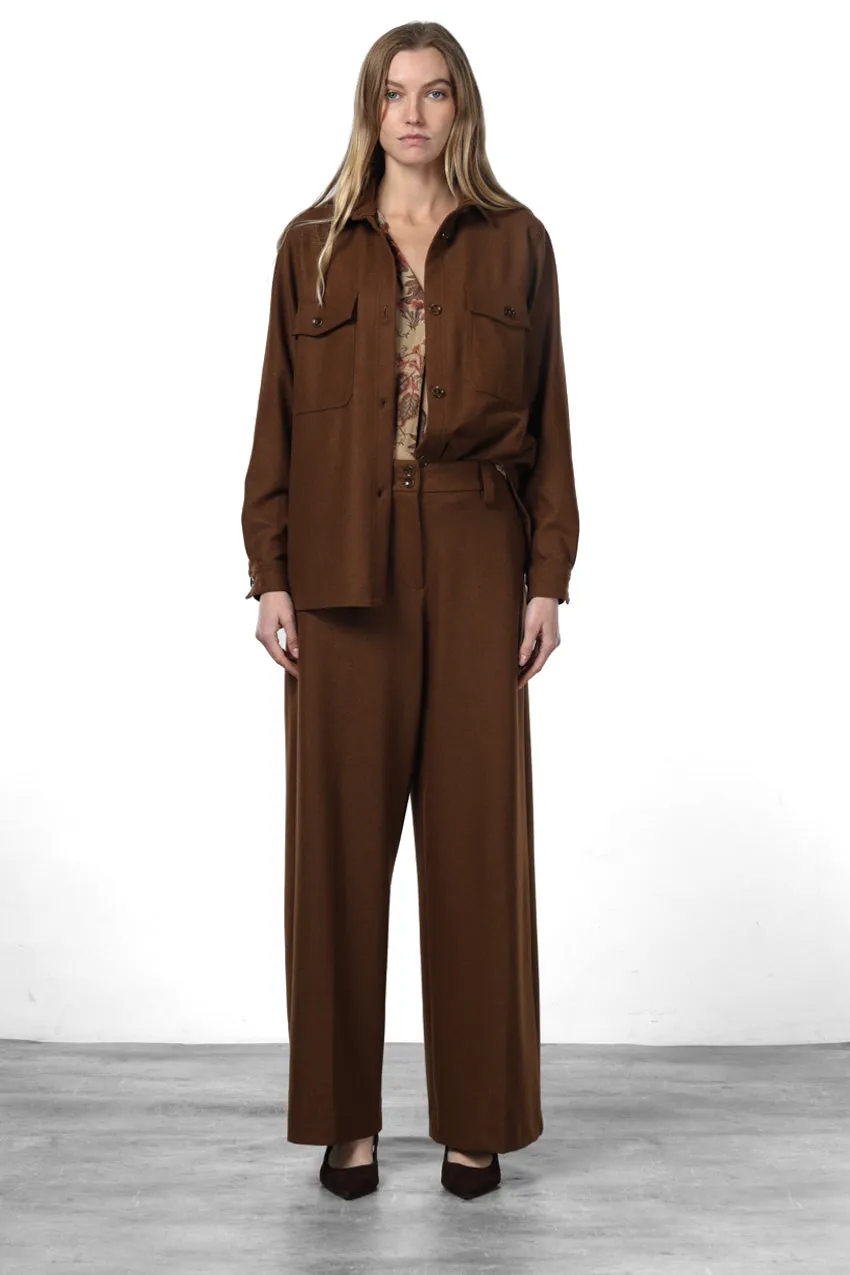 Mason's City Field giacca donna jersey marrone chiaro invernale