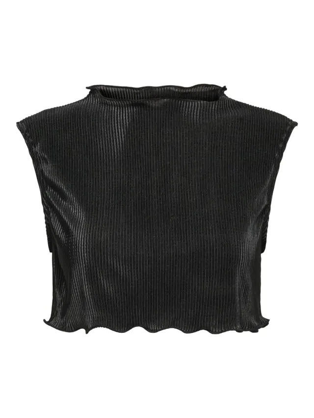 ONLY Onlnishe top cropped donna collo alto taglia M