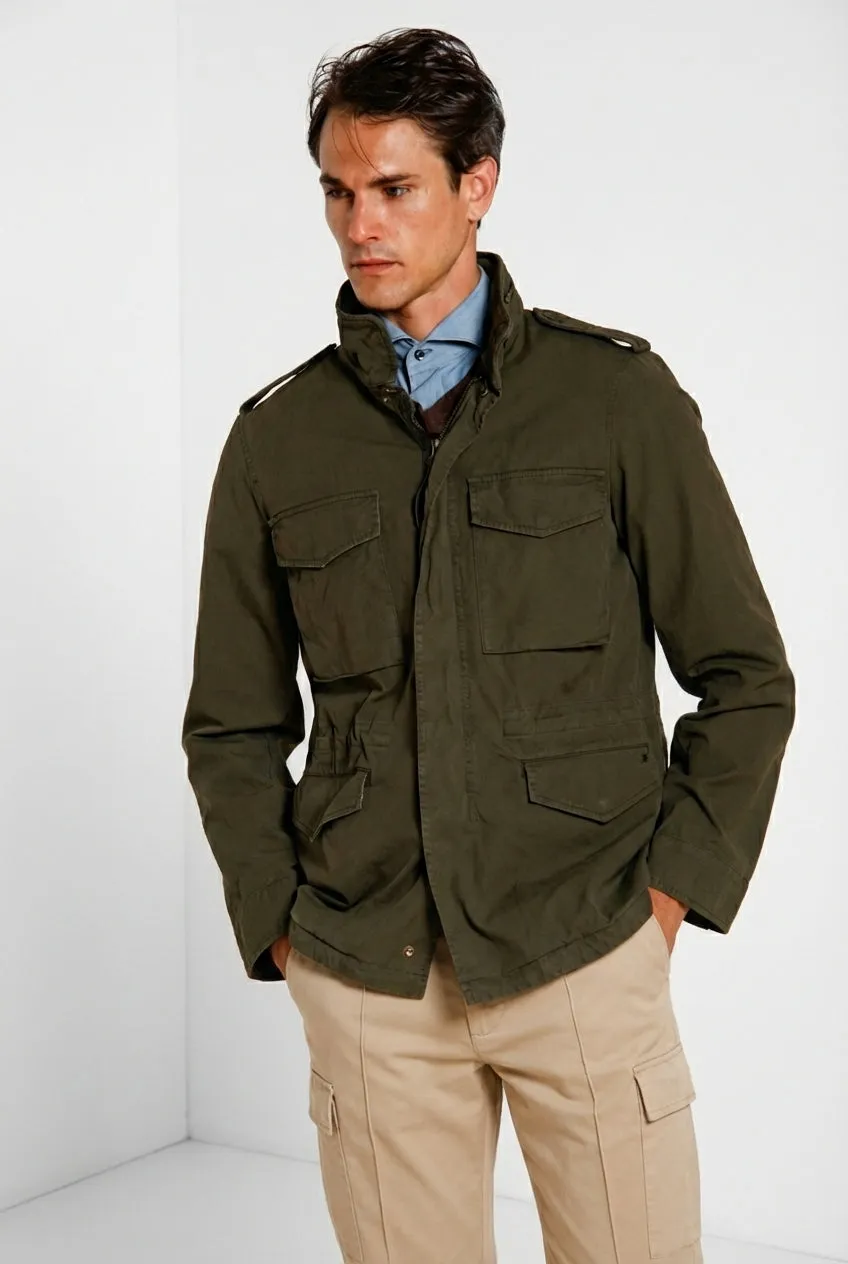 Mason's Chile Field M74 Giubbotto Canvas Verde Scuro