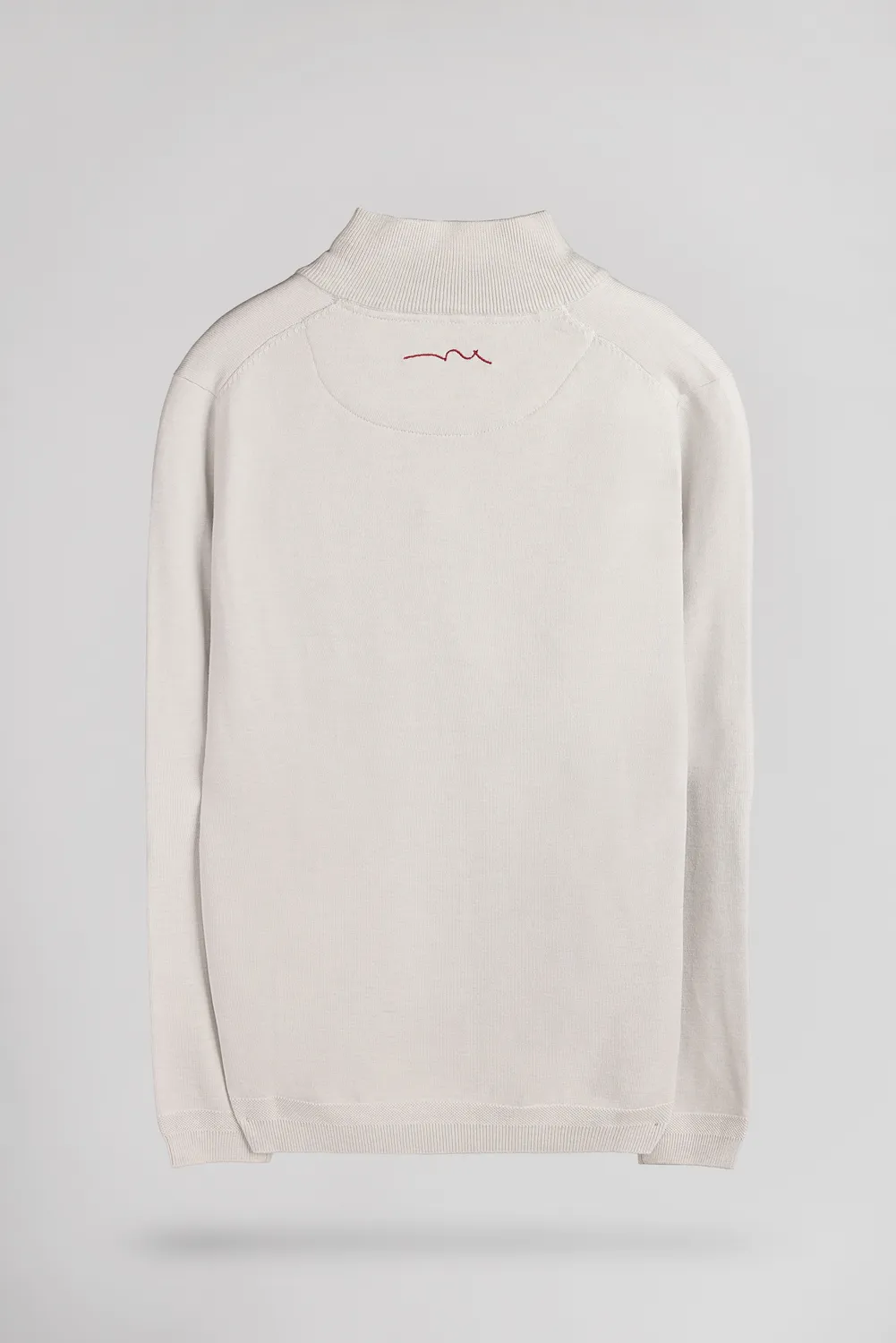 Teddy Smith P-Marty 2 maglione zip bianco melange