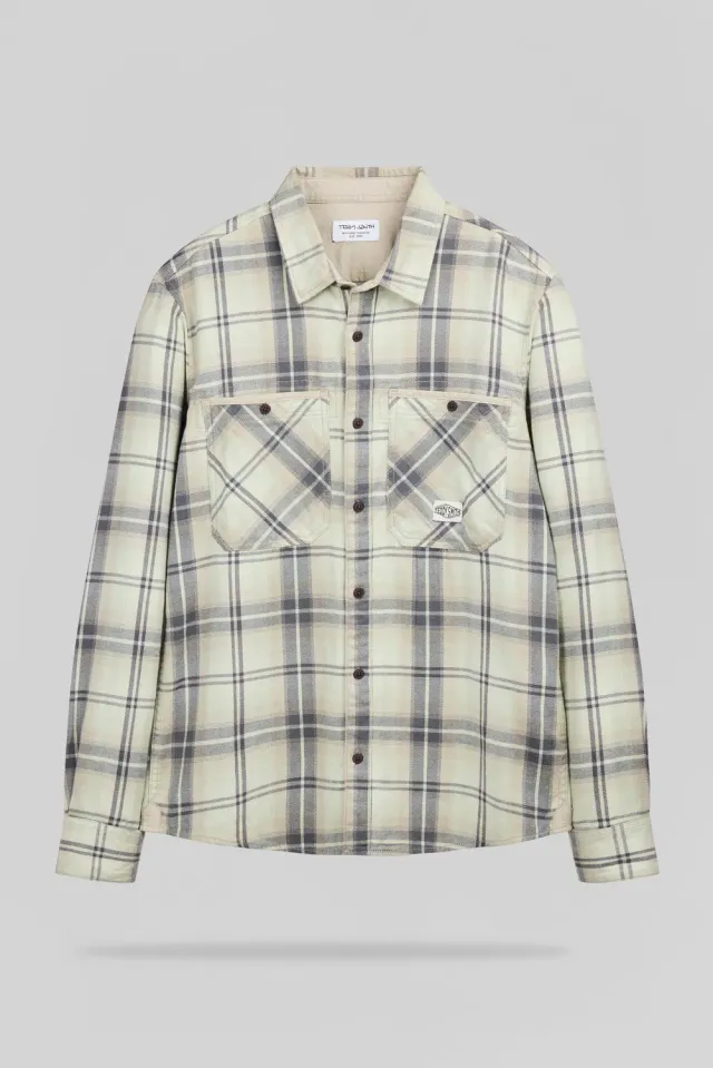 Teddy Smith Trent C-Trent ML camicia verde nacre quadri
