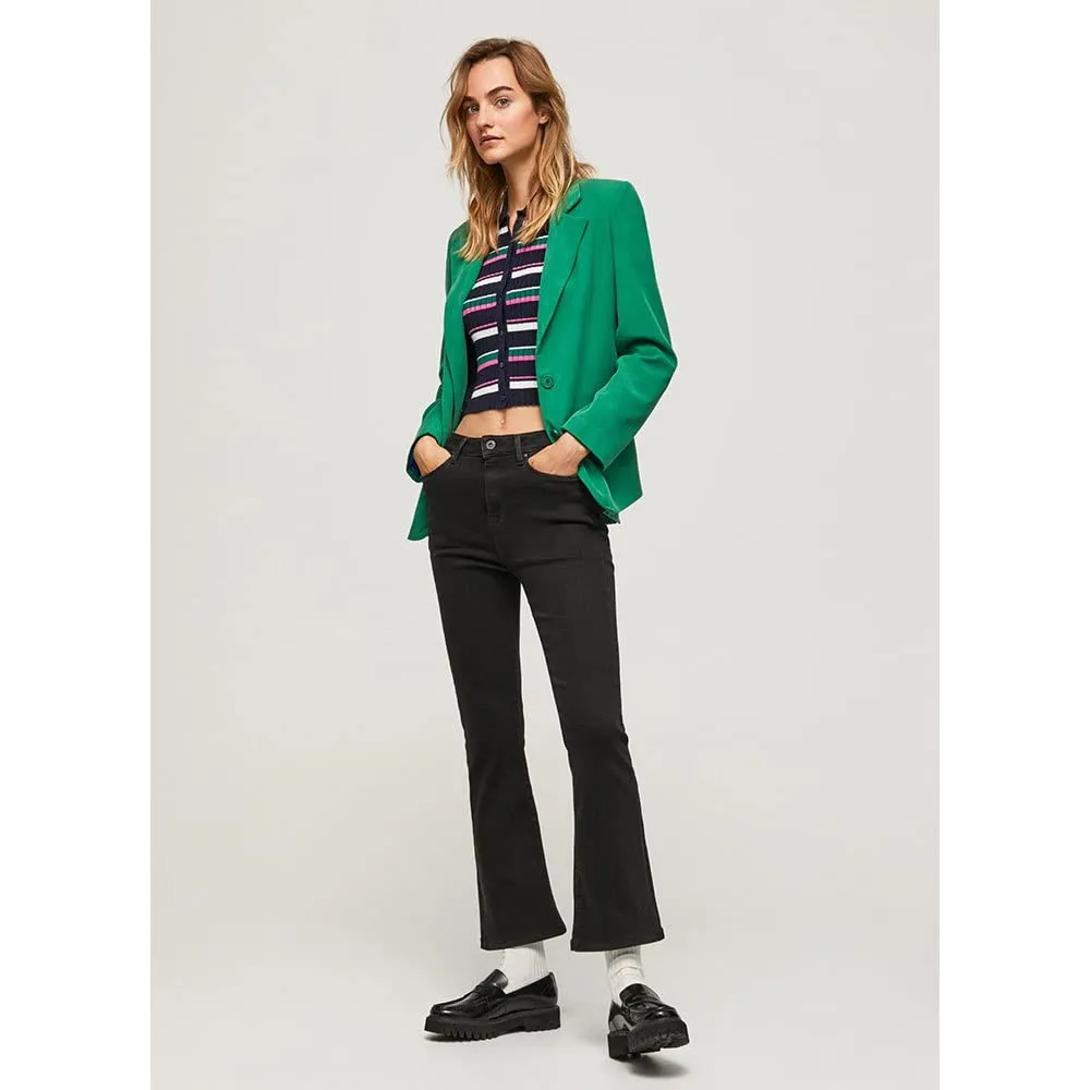 Pepe Jeans Dion Flare jeans donna vita alta powerflex blu