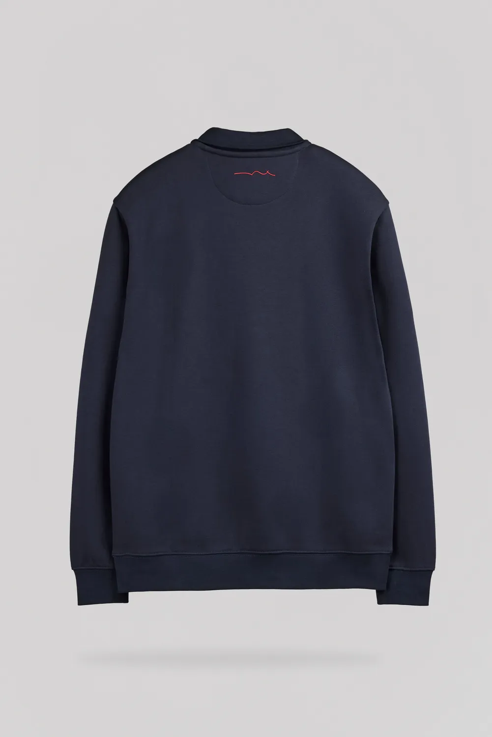 Teddy Smith S-Loan felpa uomo blu navy collo zip