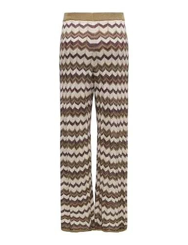 ONLY ONLAster pantaloni maglia glitter S neri