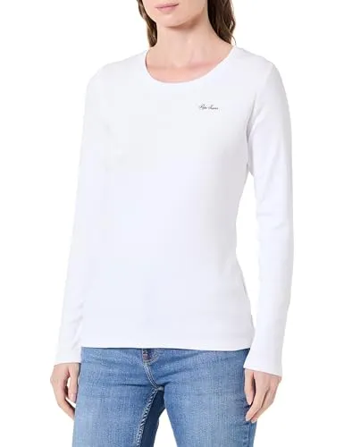 Pepe Jeans Basic Rib t-shirt donna maniche lunghe taglia L