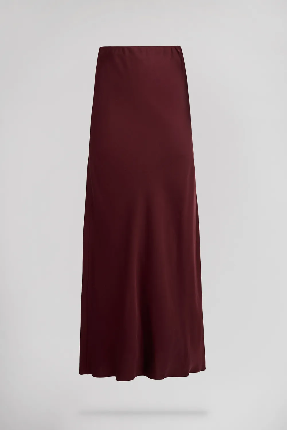 Teddy Smith J-Leone gonna lunga donna bordeaux satin viscosa