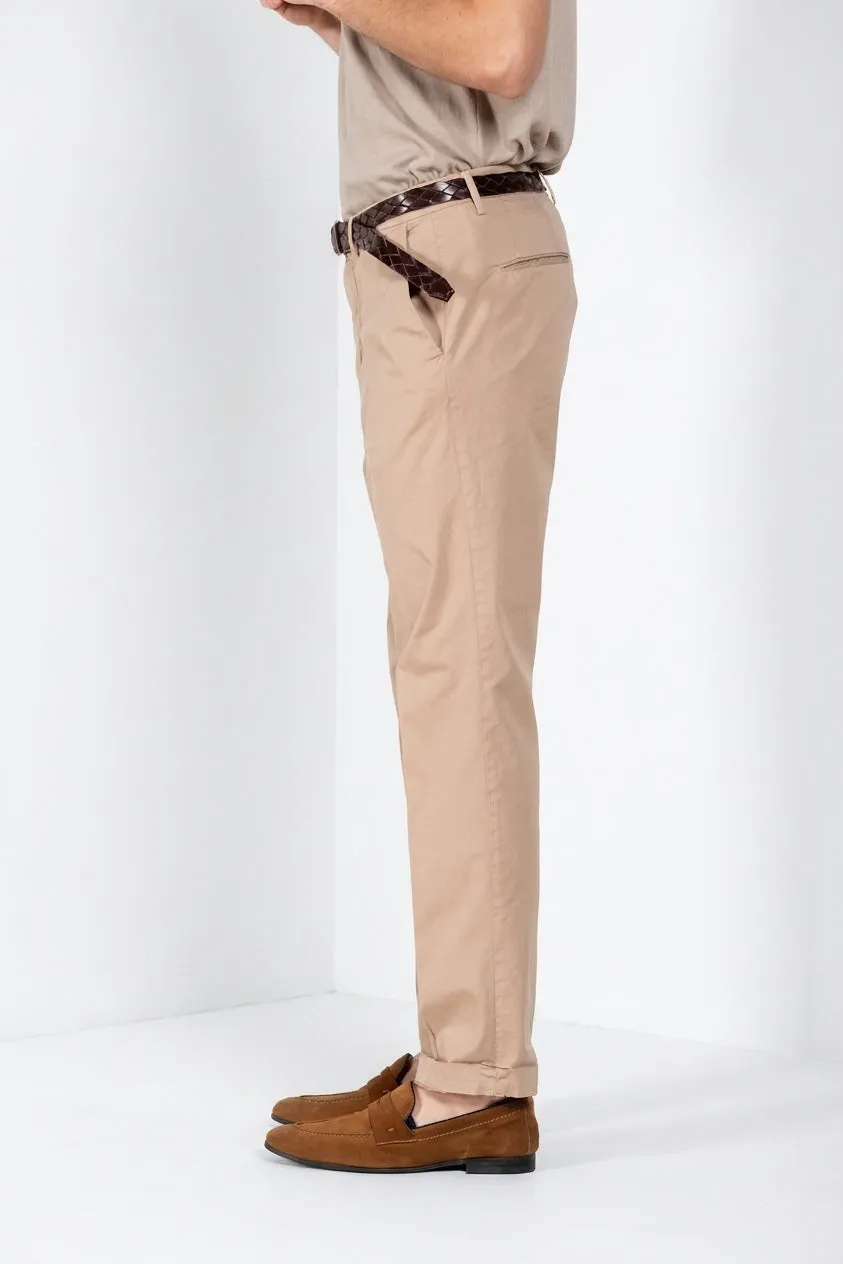 Mason's Boston pantalone chino beige medio relaxed
