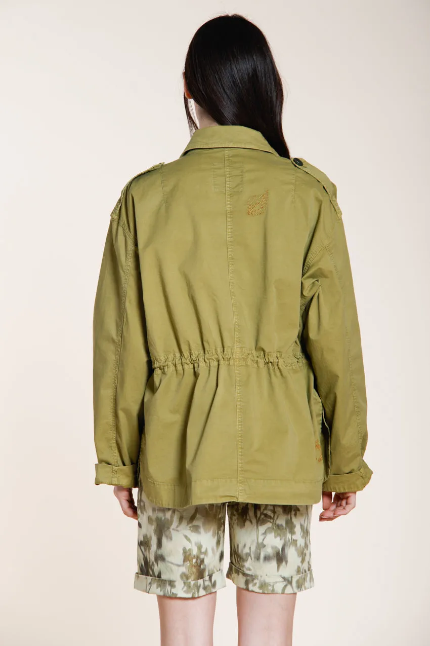 Mason's Florence New giubbotto donna twill verde acido fiori