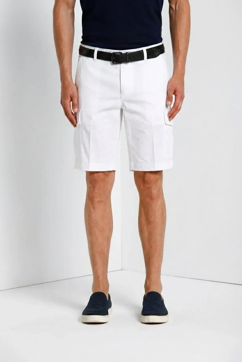 Mason's Chile Bermuda Cargo Uomo Bianco Slim Fit