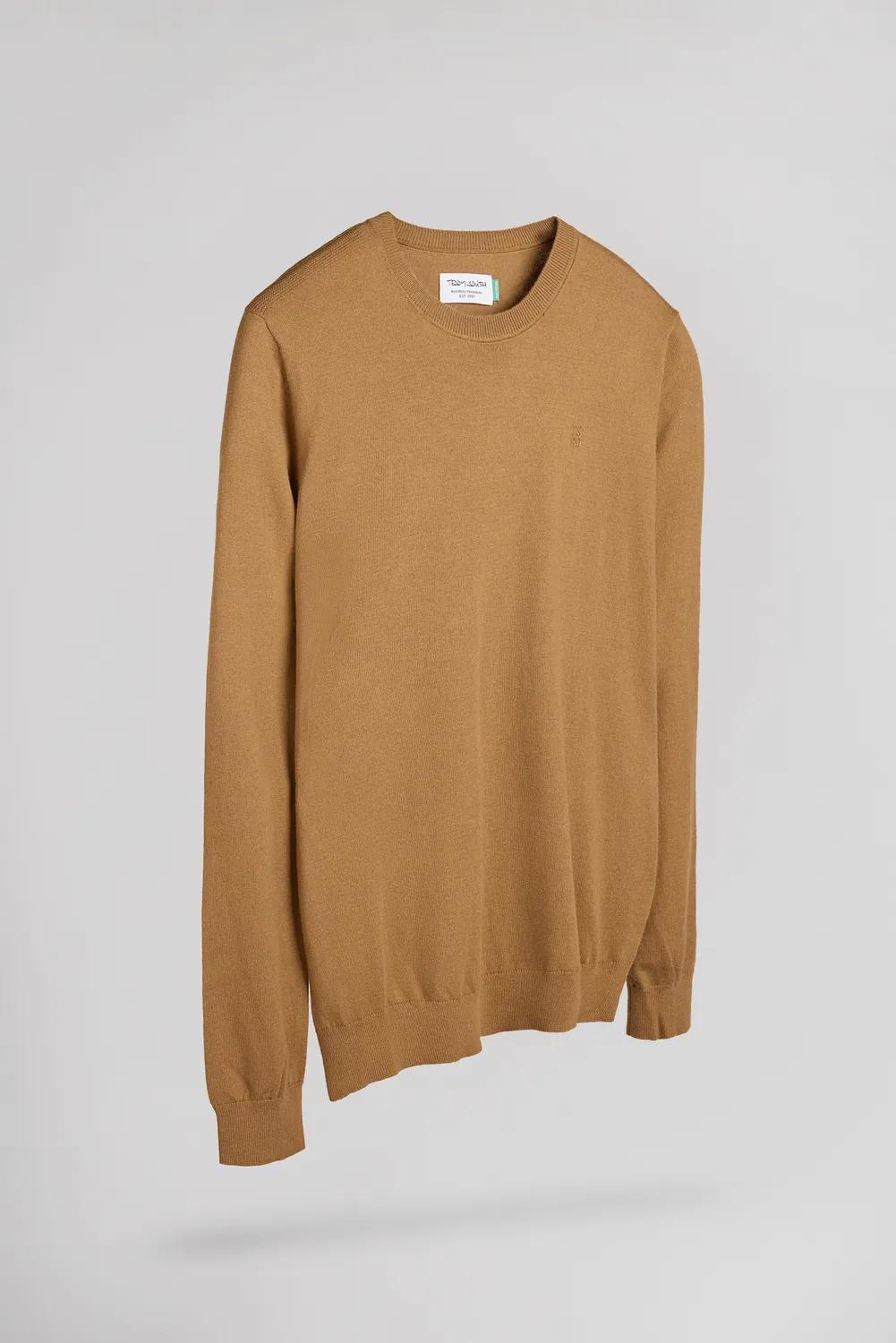 Teddy Smith P-Martino pullover uomo nocciola leggero