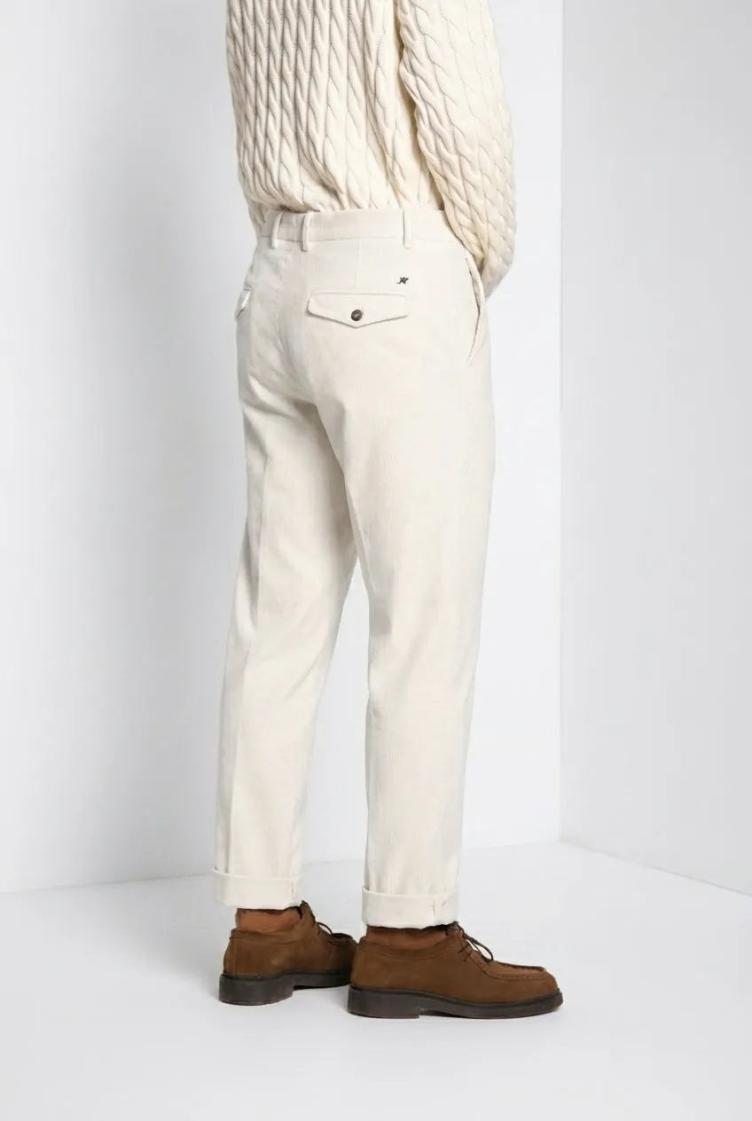 Mason's Chinos chino velluto bianco sporco relaxed