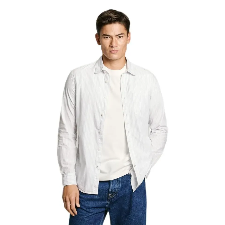 Pepe Jeans Adison camicia uomo L righe slim fit