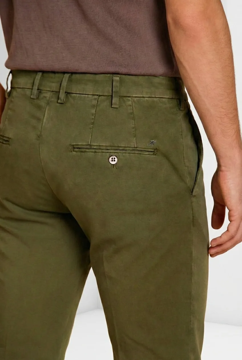 Mason's New York chino uomo verde bosco regular