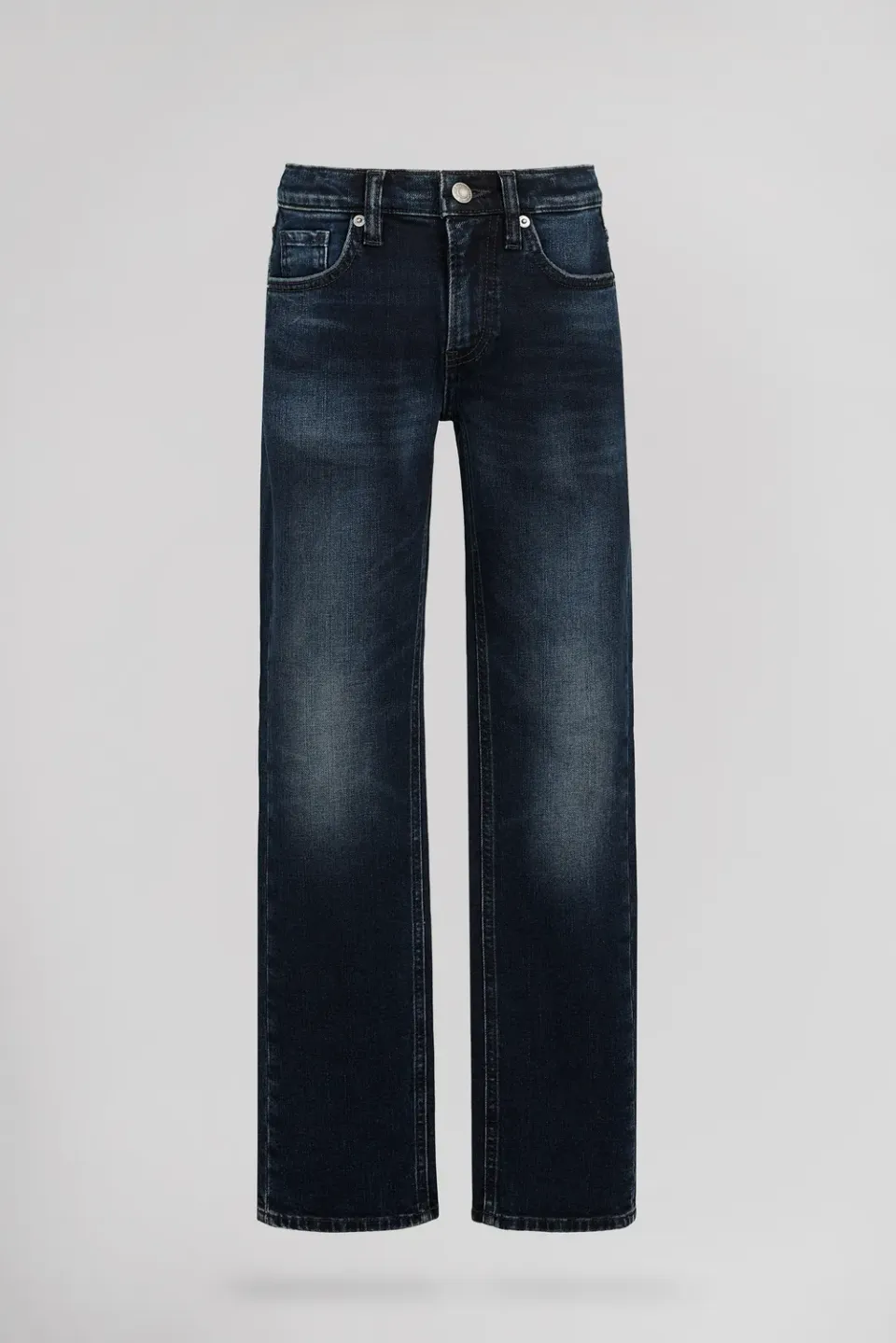 Teddy Smith Straight Boy JR jeans dritto ragazzo blu deep