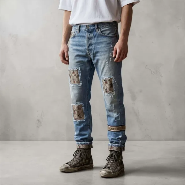 Levi's Vintage Topolino jeans con tessuto custom misura