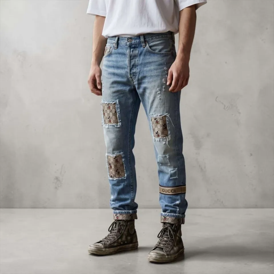 Levi's Vintage Topolino jeans con tessuto custom misura
