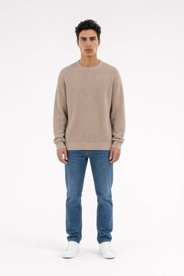 Teddy Smith P-Liam Pull Chenille Beige Uomo