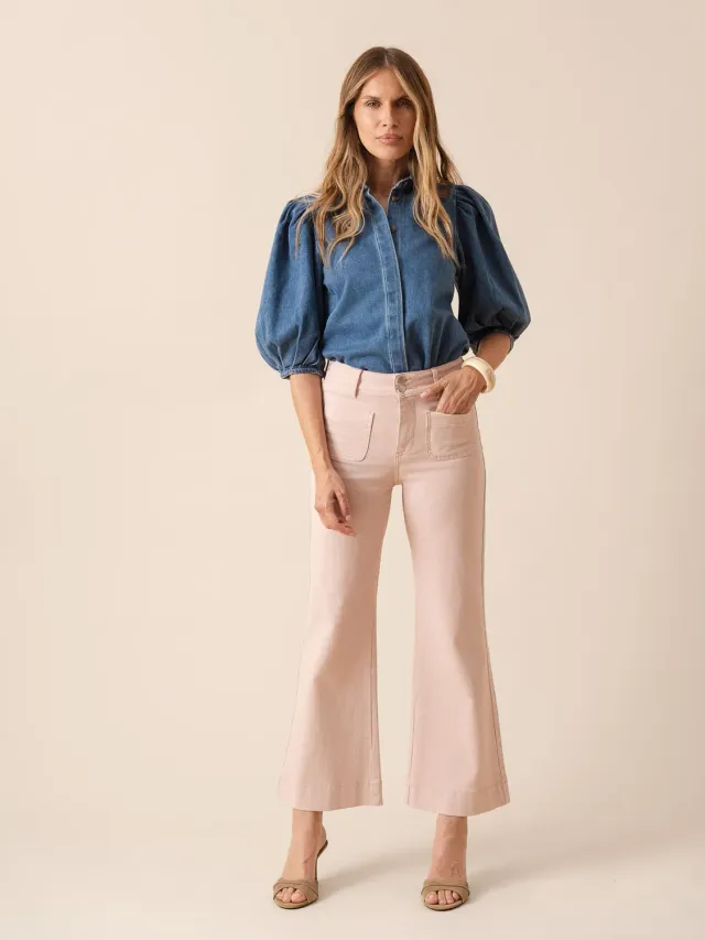 Oraije Elenette jeans flare rosa bosco