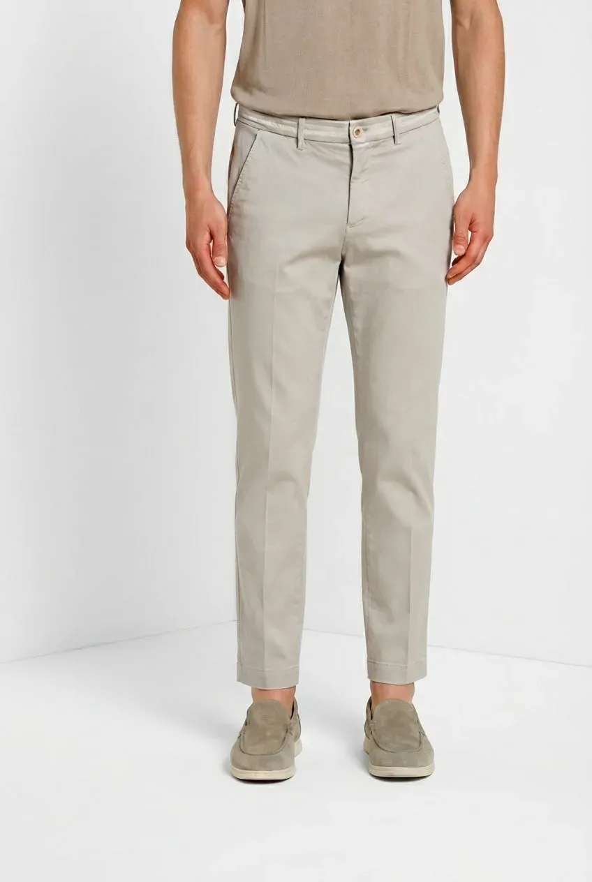 Mason's Torino Elegance Chino Celeste Slim Lyocell