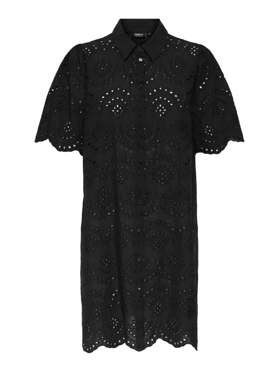 ONLY Onlvalais Vestito Corto Nero Leggero