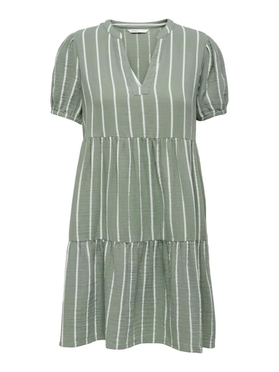 Only Onlnora Loose abito donna S scollo V fantasia oceano