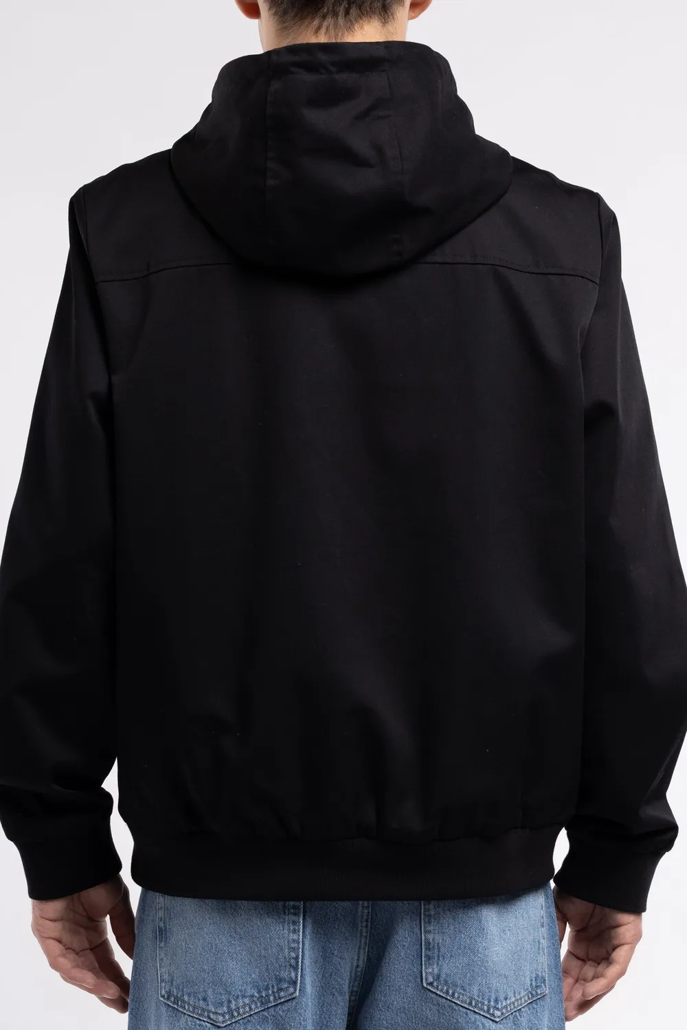 Teddy Smith B-Sansonito Giubbotto Nero Cappuccio Twill