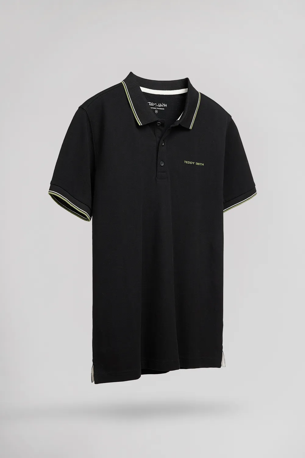 Teddy Smith Pasian 2 polo piqué nera cotone