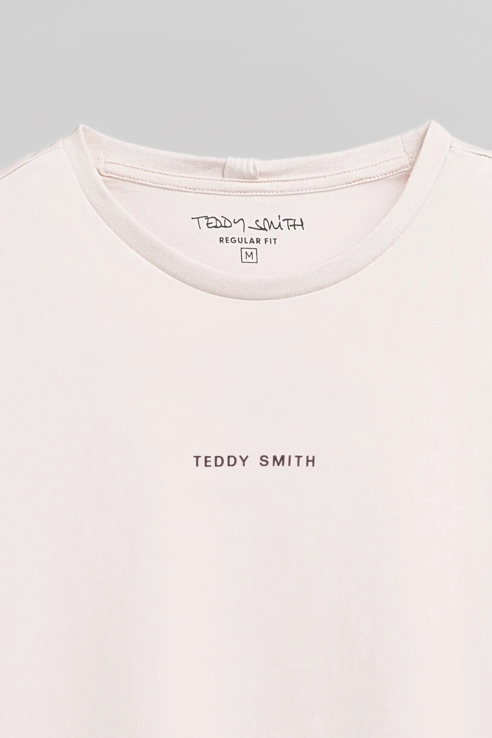 Teddy Smith T-Soy 2 MC t-shirt rosa quarzo uomo
