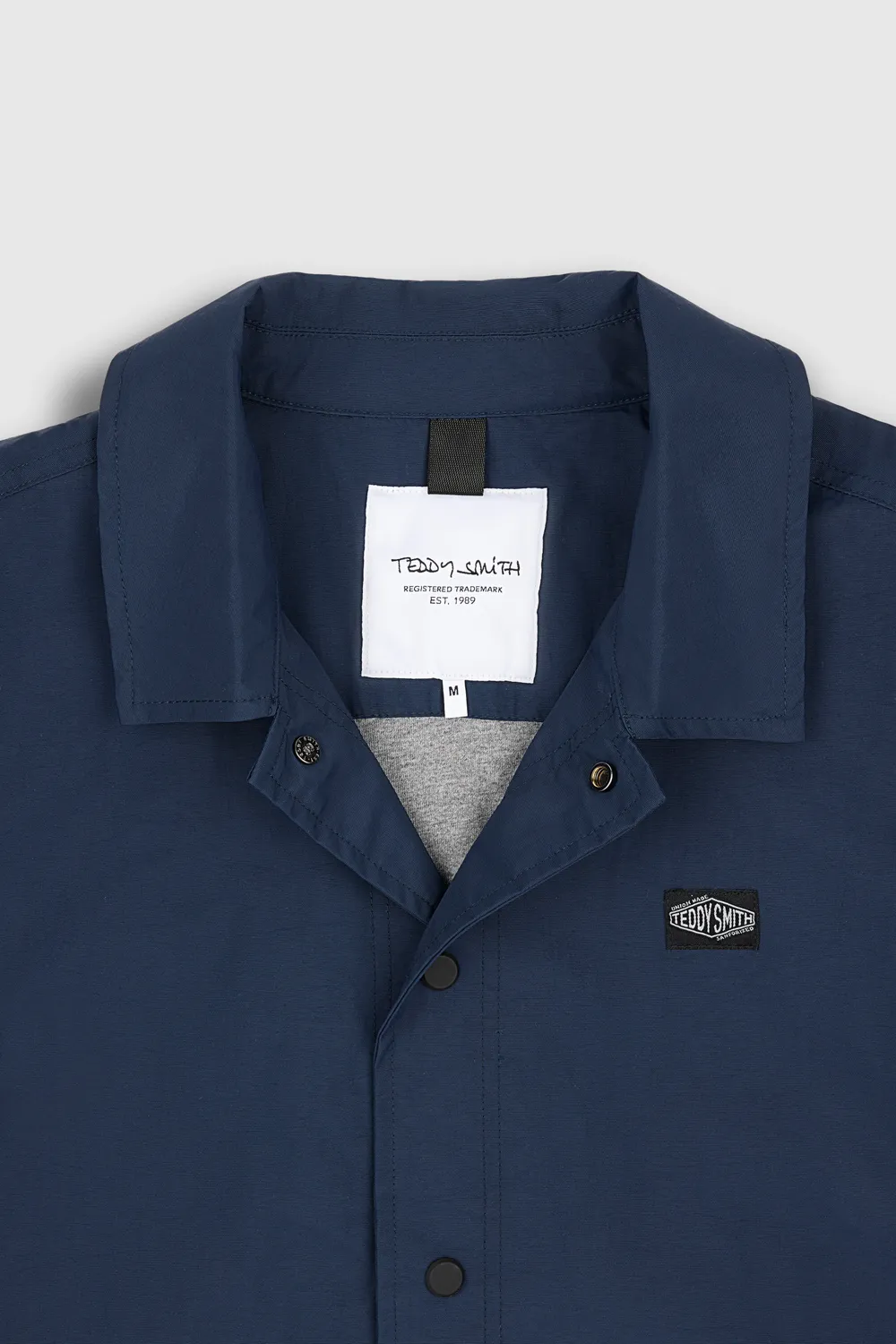 Teddy Smith B-Ascott Total Navy Giubbotto Uomo Blu Idrorepellente