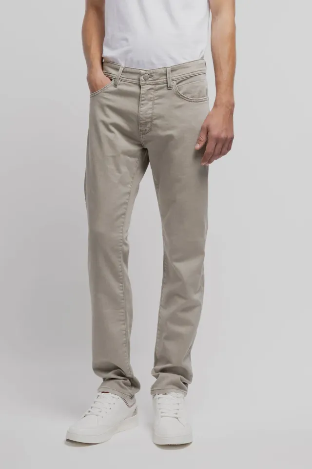 Teddy Smith Jim Rock Swe L32 jeans uomo Bleach Kaki slim