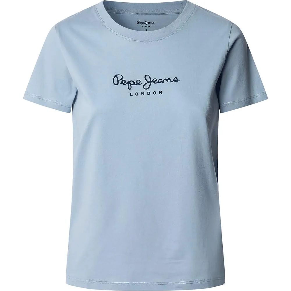 Pepe Jeans Macy T-Shirt Donna Bianco Pacco da 1 Girocollo