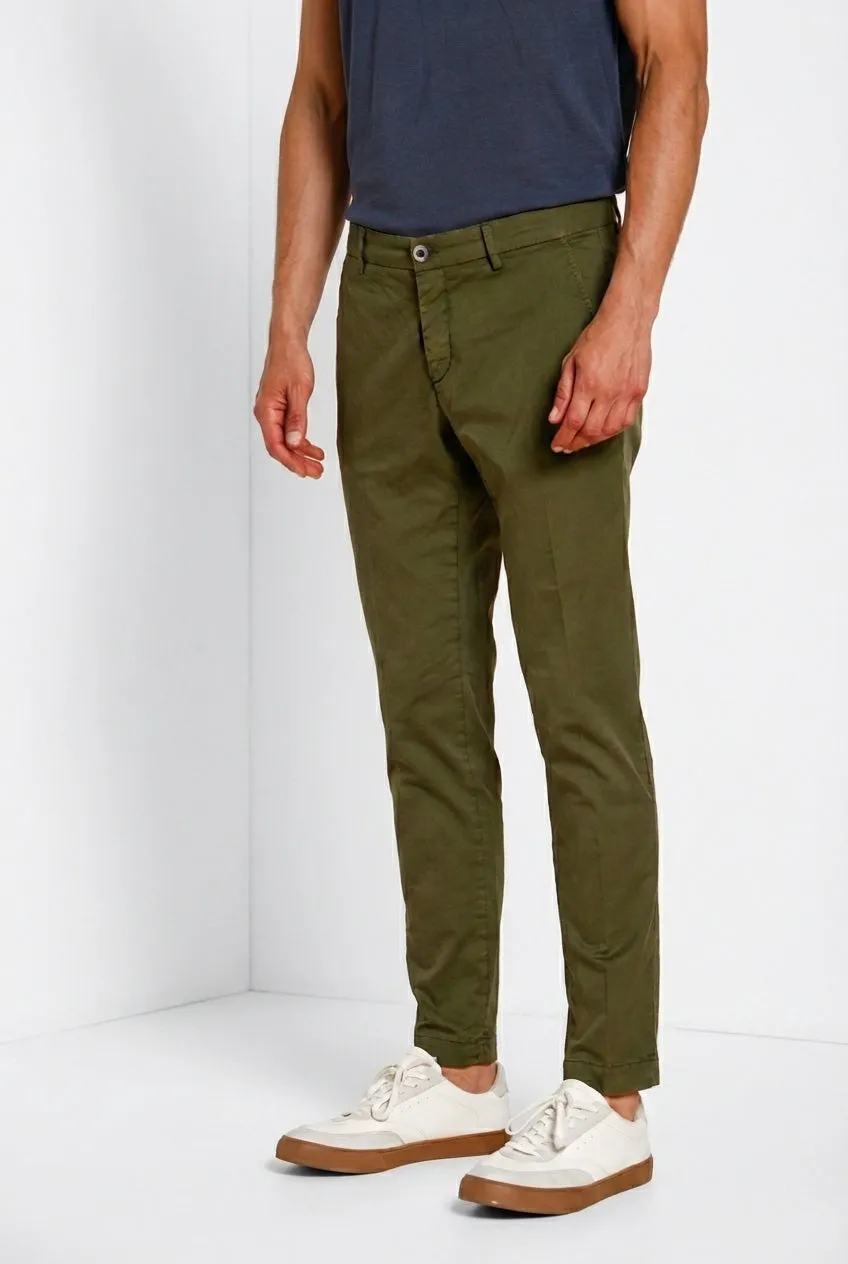 Mason’s Milano chino verde bosco extra slim