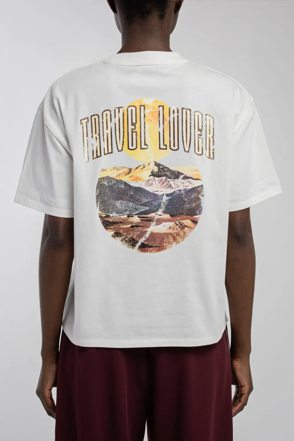 Teddy Smith T-Vibes MC t-shirt donna bianca oversize