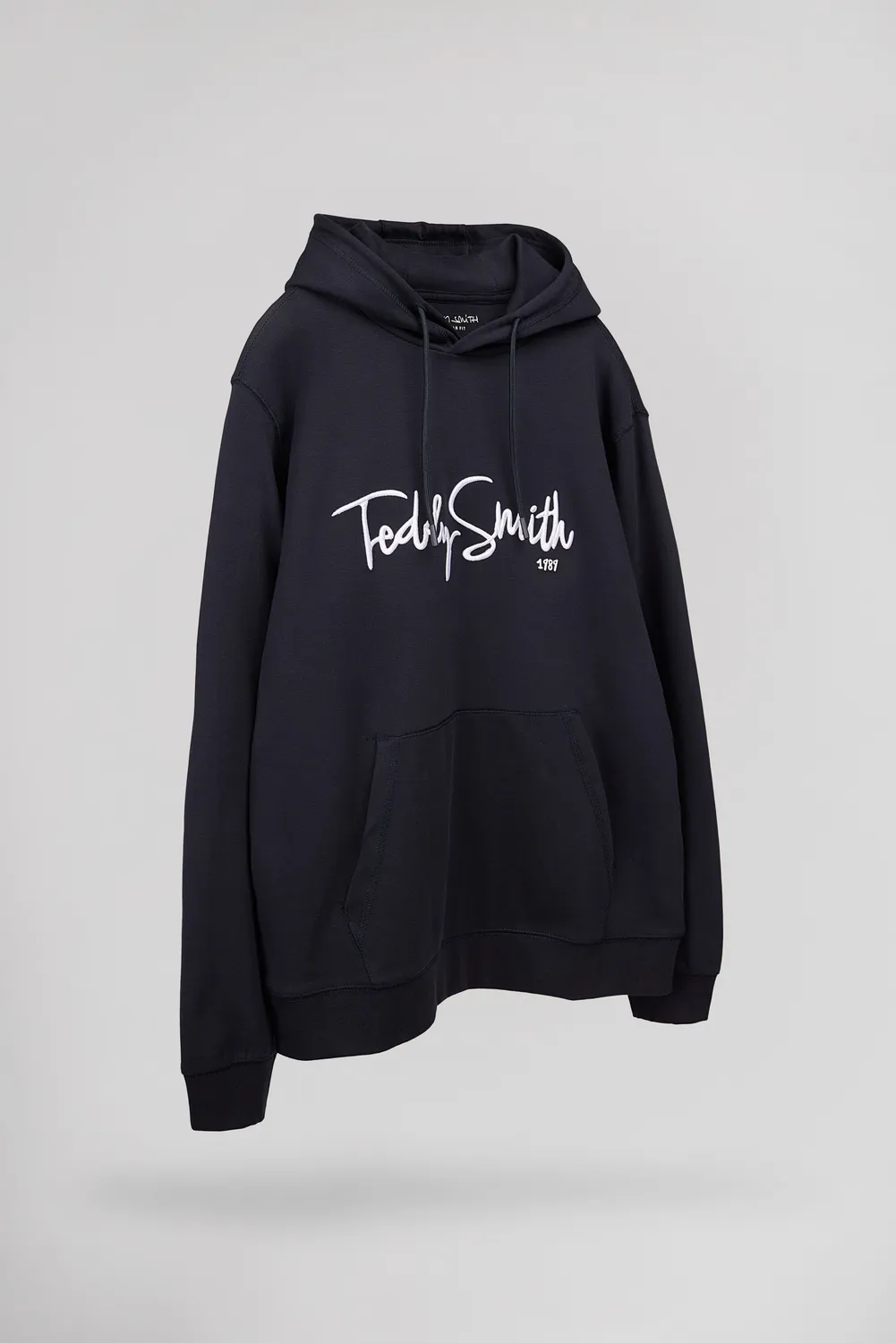 Teddy Smith S-Evry Hoody felpa con cappuccio blu navy cotone