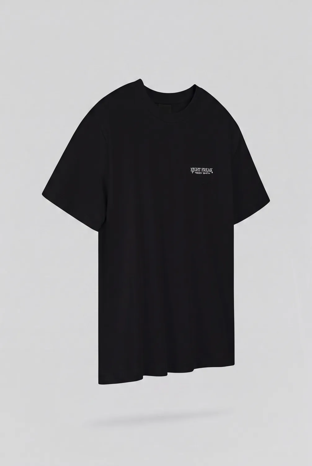 Teddy Smith T-Face MC Noir t-shirt nera stampa retro