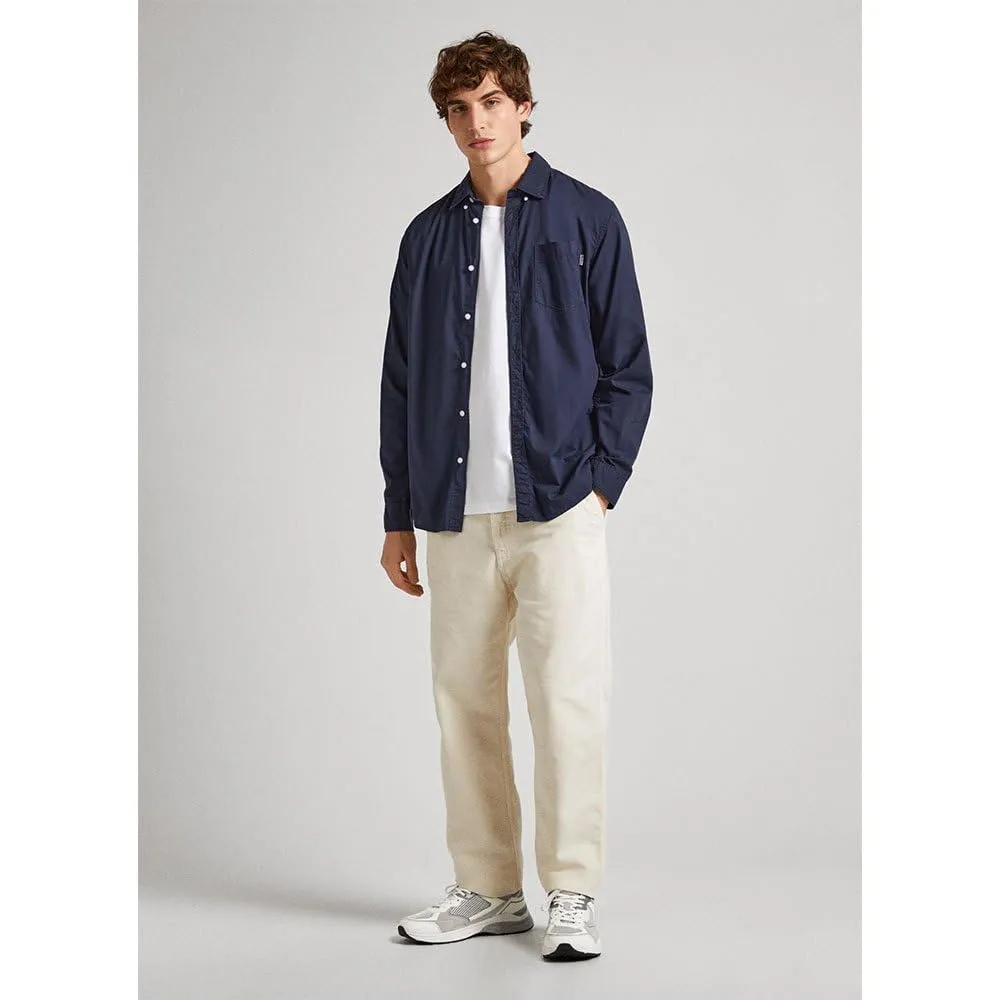Pepe Jeans Prince Shirt camicia uomo bianca popeline regular