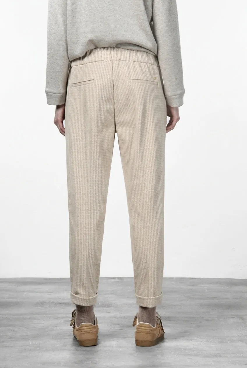 Mason's Easy Jogger chino beige jersey fantasia