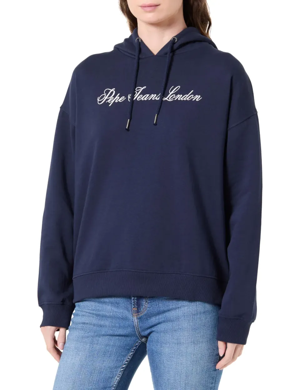 Pepe Jeans W Basic Hoodie felpa donna con cappuccio