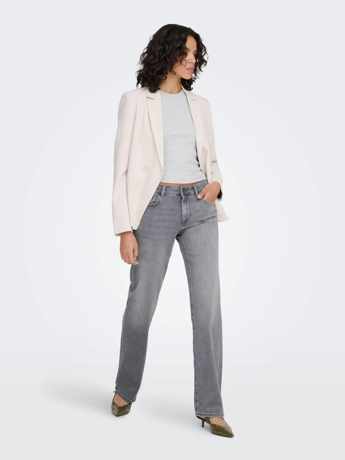 Only Onlblush Jeans Dritti Donna Vita Media 32L