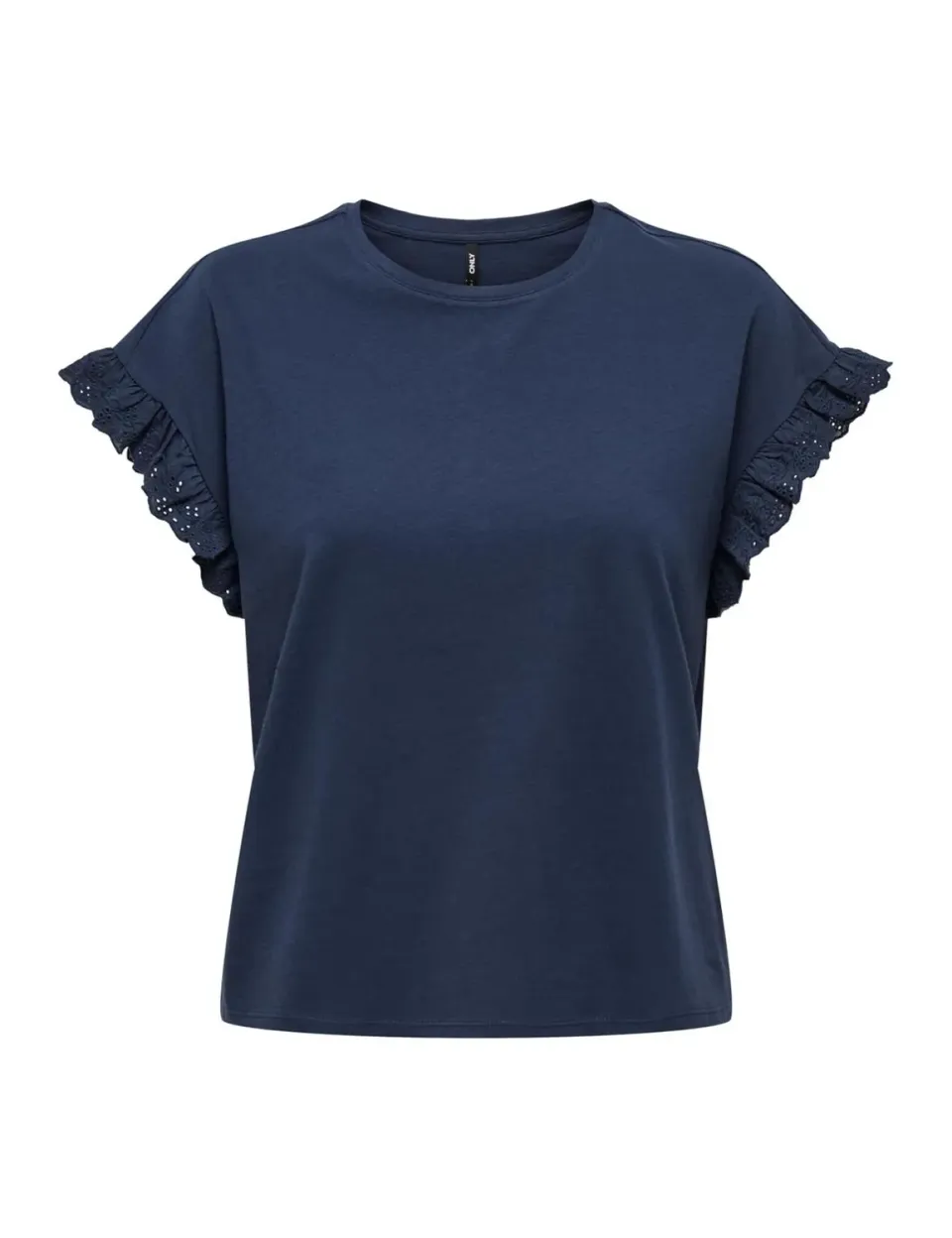 ONLY Onliris T-shirt donna XS blu ricamata