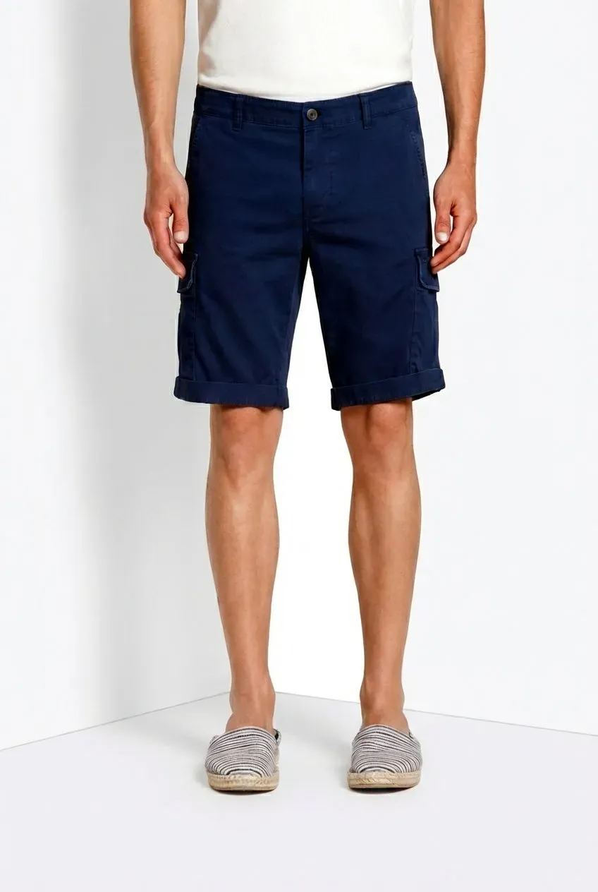 Mason's Chile bermuda cargo uomo blu navy slim