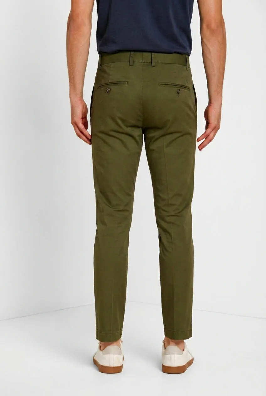 Mason’s Milano chino verde bosco extra slim