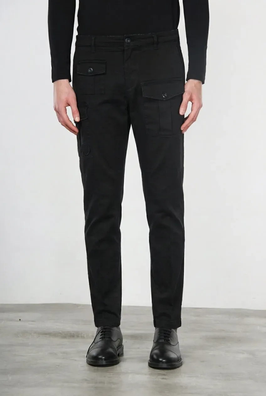 Mason's George Coolpocket cargo uomo nero carrot fit