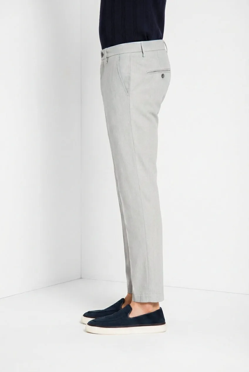 Mason's Milano pantalone chino uomo grigio extra slim