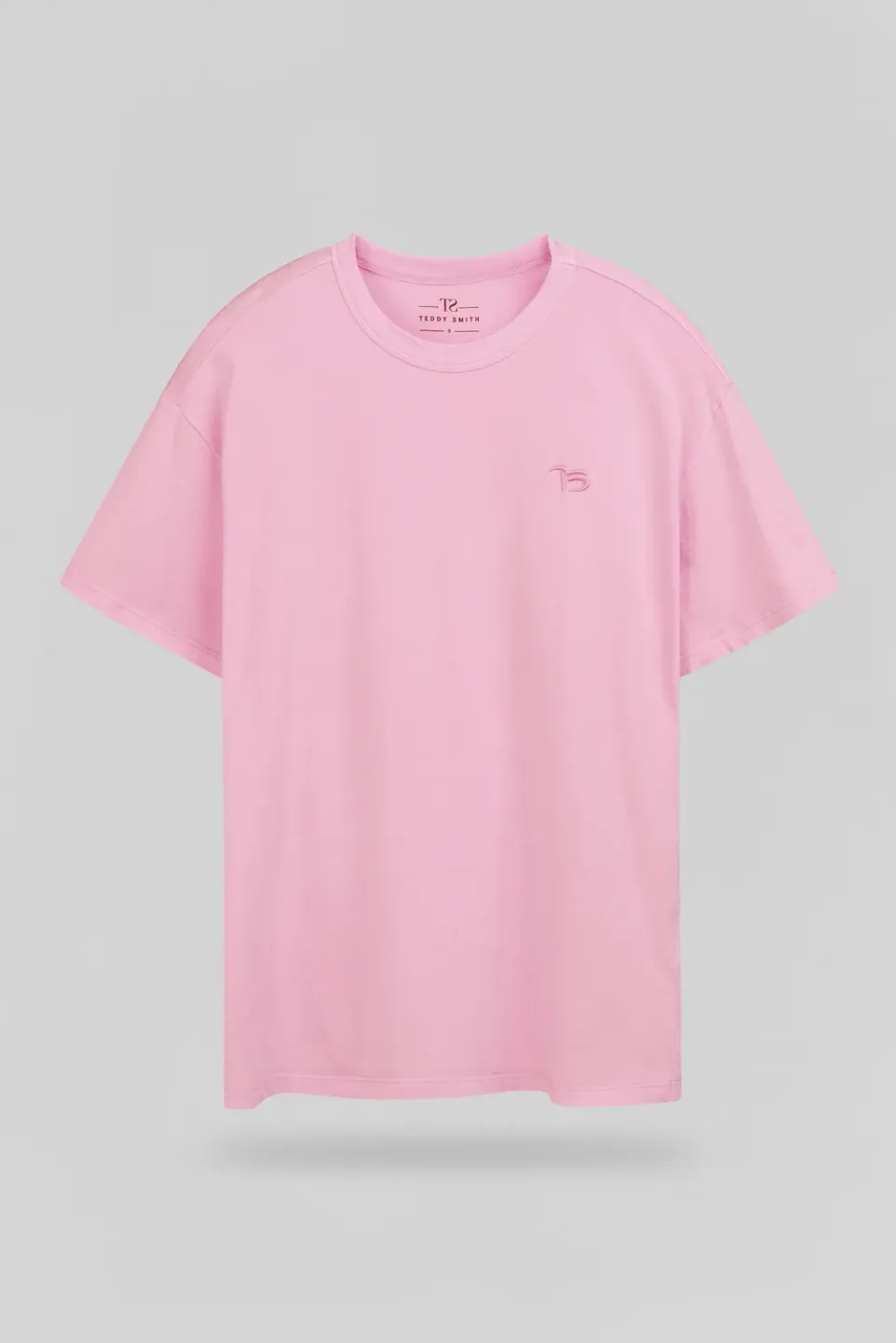Teddy Smith T-Lava MC t-shirt rosa donna oversize