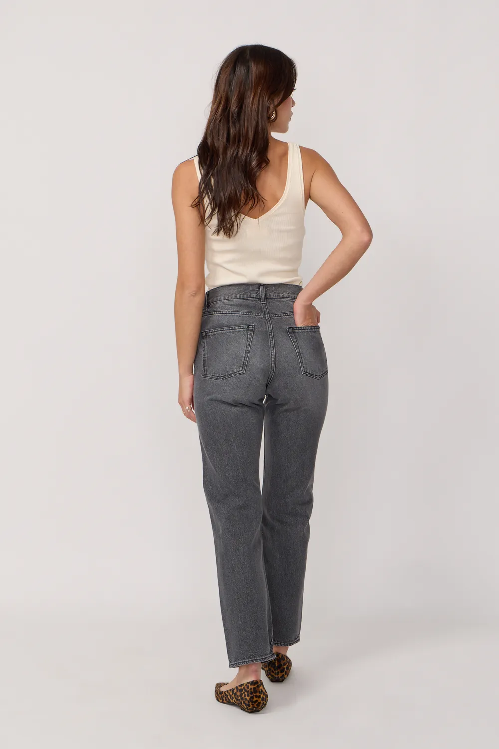 Acquaverde Jay pantalone dritto grigio used