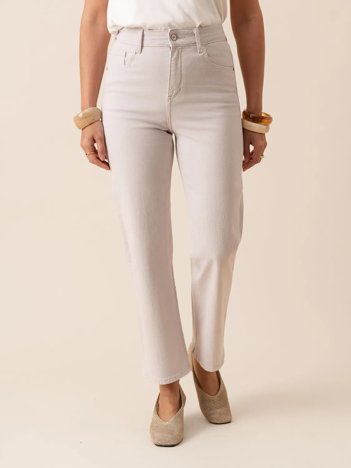 Oraije Solange jeans dritti malva straight