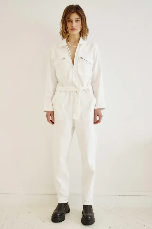acquaverde Liv tuta Off White slim