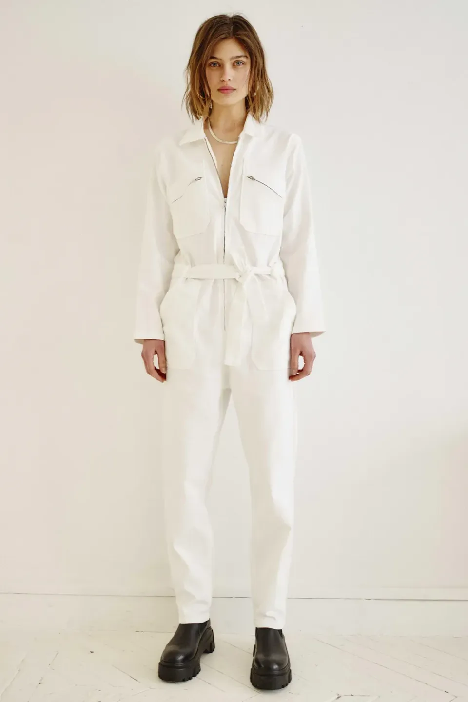 acquaverde Liv tuta Off White slim